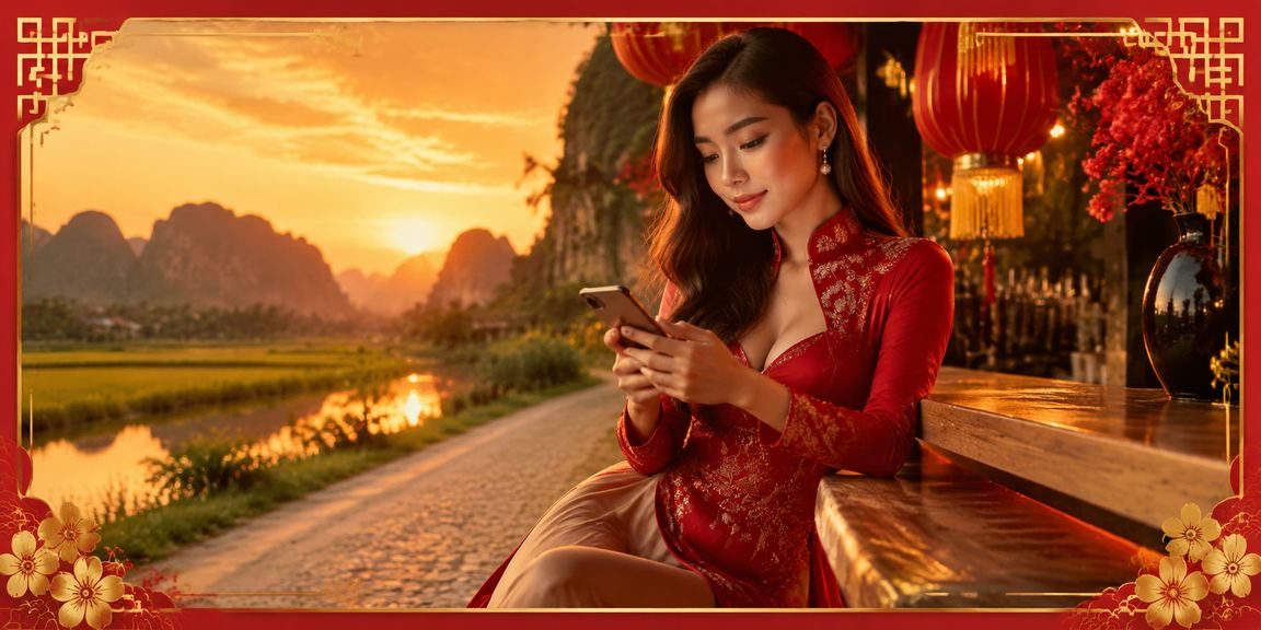 Người dùng đăng ký tài khoản casino trên điện thoại dịp Tết tại Ninh Bình